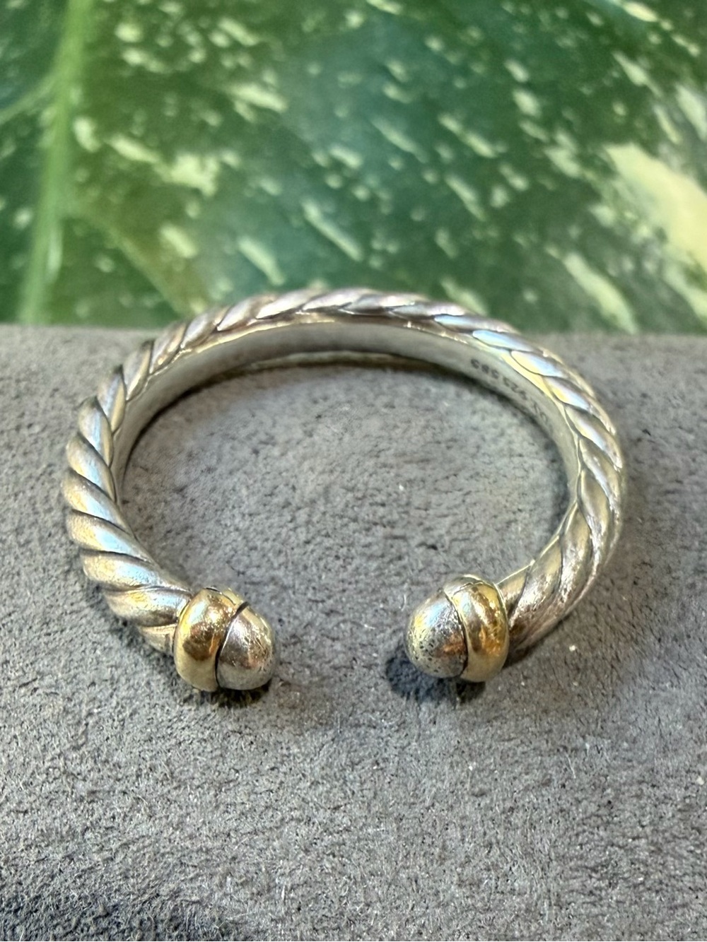 ❤️ David Yurman Petite Cable Open Ring Sz 10